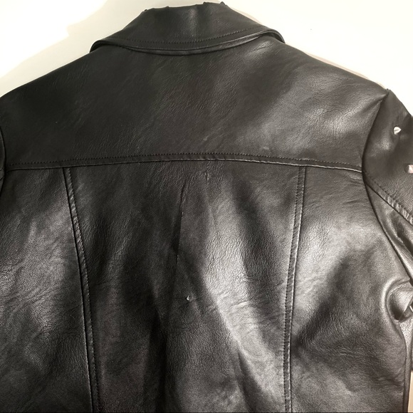 Fashion Nova · Studded Grommet Motorcycle Biker Jacket - Guinness Moto Jacket - Picture 11 of 13